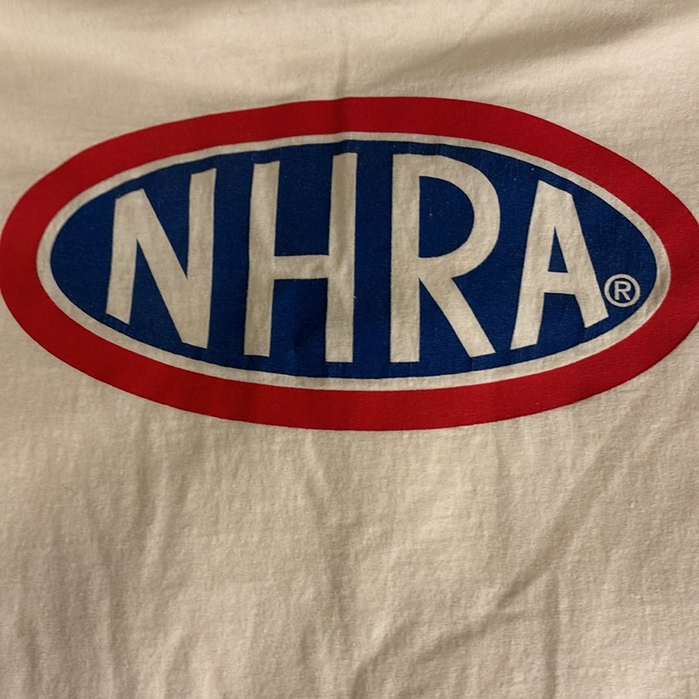 NATIONAL HOT ROD ASSOCIATION-White Unisex Shirt - XL🏁 - Picture 5 of 7